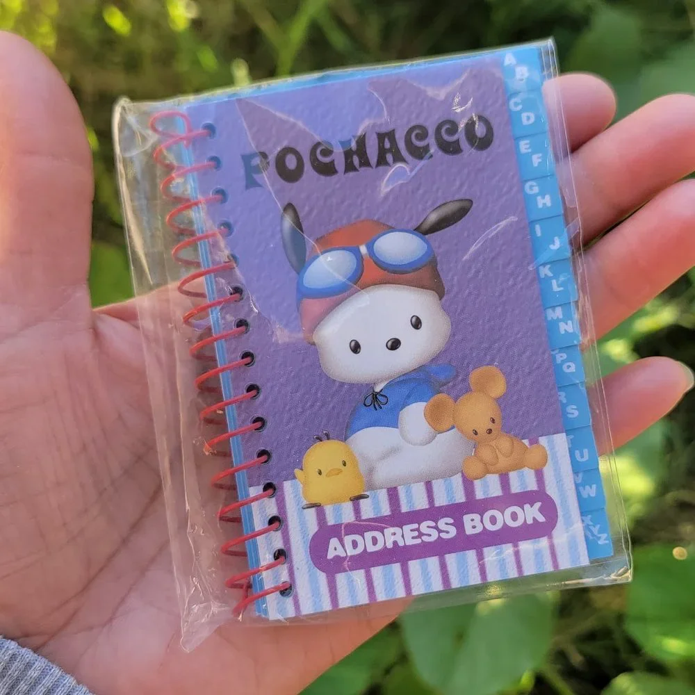 New, never been used vintage 90s Y2K kawaii Sanrio Pochacco address book